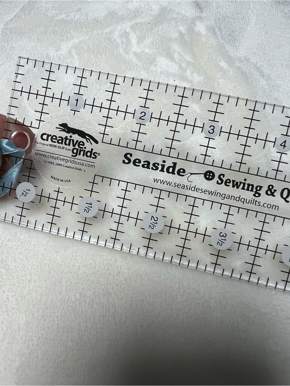 Creative Grids Clear Quilting Ruler - Seaside Sewing & Quilts